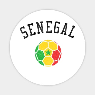 Senegal Soccer Team Heritage Flag Magnet